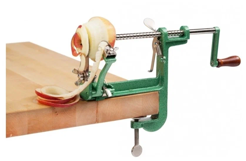 Яблокорезка. Ezidri Apple Peeler. Яблокорезка Apple Peeler. Яблокорезка Ezidri. Яблокорезка Apple Peeler Slicer на струбцине.